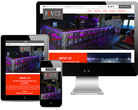 restaurants website design in Jonesboro Ga